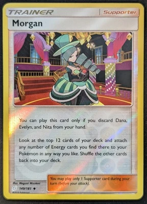 Morgan 149/181 SM Team Up Reverse Holo Uncommon LP - Image 1 of 2