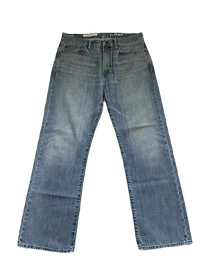 Pantalones de mezclilla vintage Gap 1969 para hombre 32x32 azul lavado medio algodón calce relajado Foto 1 de 4