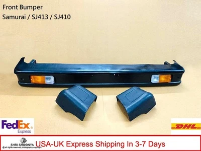 FRONT BUMPER Complete - Fits SUZUKI SAMURAI 80'-95 With Light & End Caps - Image 1 of 4