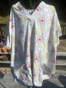 Blusa Médica Happy Bunny Vintage (Y2K) 2x - Leer - Imagen 1 de 14