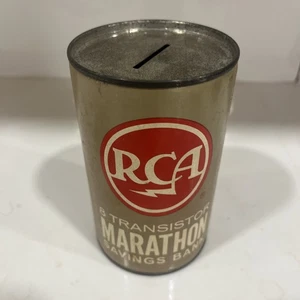 VTG RCA 8 Transistor Marathon Savings Bank 5" - Picture 1 of 7
