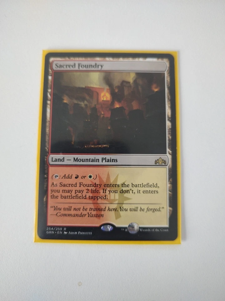 MTG Sacred Foundry Guilds of Ravnica Card NM Condition - Image 1 of 1