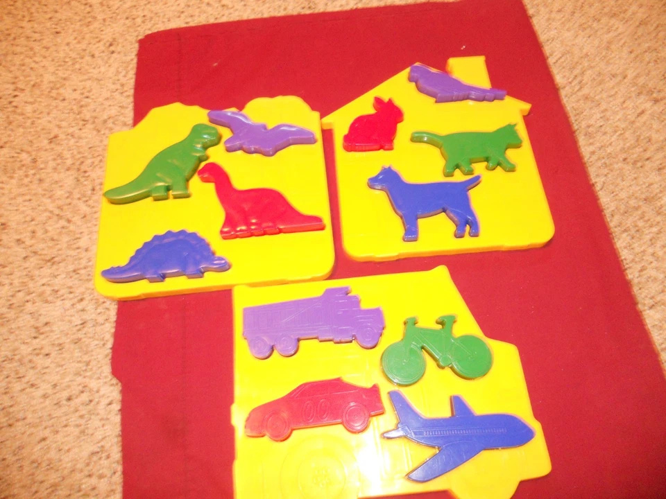 Vintage  Discovery Toys Place and Trace Puzzle Stencil - 100% Complete! - Image 1 of 1