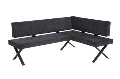 Eckbank MARION EB,  inklusive Rückenlehne, mit Microfaser-Bezug, Farbe anthrazit - Bild 1 von 4