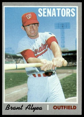 1970 Topps #303 Brant Alyea VG-EX SET BREAK SHARP - Image 1 of 2