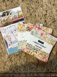 Fat Quarter Shop January 2025 FRESH START Pattern & 3 Sunday Brunch Charm Packs - Picture 1 of 4