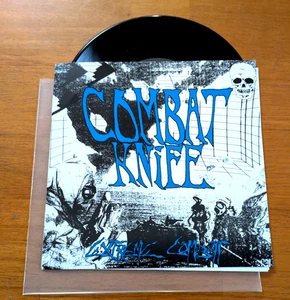COMBAT KNIFE - EXTREME COMBAT 7" HARDCORE PUNK NEGATIVE APPROACH THE FLEX RUNTS - Bild 1 von 2