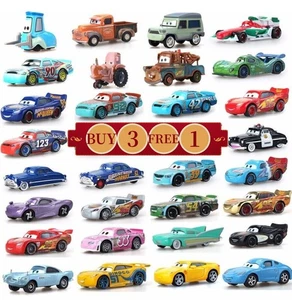 Disney Pixar Cars Lightning McQueen 1:55 voiture miniature moulé sous pression - Imagen 1 de 110