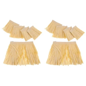 Set of 2 Grass Skirt Props Child Hawaiian Women Skirts for Luau Party - Picture 1 of 12
