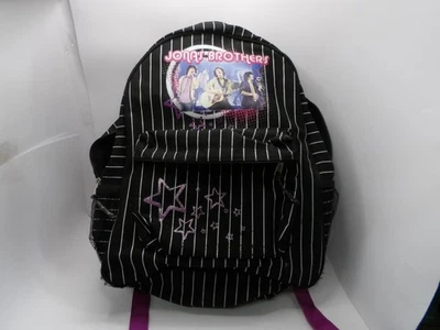Y2K / Vintage 2000s Disney Jonas Brothers Black Backpack with Stars and Stripes - Image 1 of 4