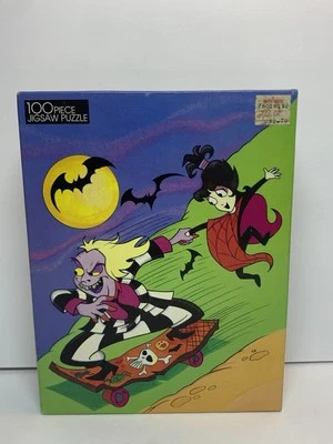 Rompecabezas animado Beetlejuice vintage sellado 100 piezas 11,5x15" 1990 Tim Burton NUEVO Foto 1 de 4