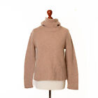 Women's MARC CAIN pink melange 100% new wool sweater size N3 / 38
