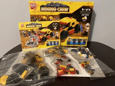 Block Tech Mining Crew Mobile Drill Excavator 227 Pieces Figures (Open Box) - Image 1 of 3