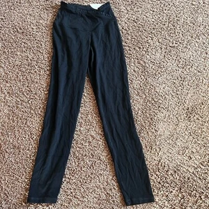 OFFLINE By Aerie Real Me Xtra High Waisted Crossover Ruffle Legging XS Black NWT - Picture 1 of 8
