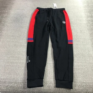 Sergio Tacchini Joggers Mens Medium Beal Track Pants Red Purple Casual Adult - Picture 1 of 15