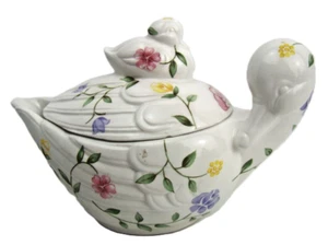 Summer Chintz Coleccionables Cubierto Cerámica Azúcar Bowl Pato Johnson Bros - Imagen 1 de 12