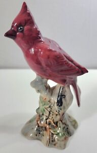 Vintage English Pottery Beswick Red Cardinal Figurine. c 1950 Arthur Gredington