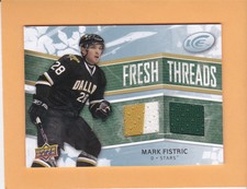 MARK FISTRIC #FT-FI 2008 09 UPPER DECK ICE FRESH THREADS DUAL JERSEYS STARS ***