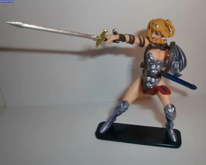 Queen's Blade Reina / Hentai Etchi Anime Figur Leina Queensblade Gachapon 10cm - Bild 1 von 3