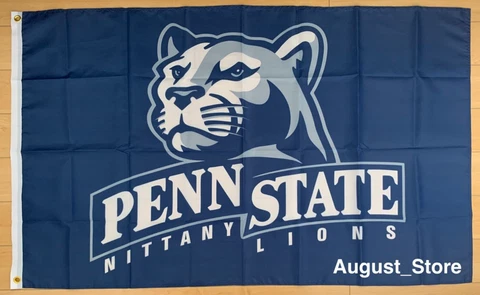 Penn St University Nittany Lions 3x5 ft Flag Banner NCAA Pennsylvania State Cover
