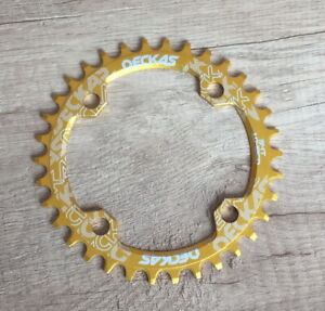 Bike Single Narrow Wide Round Oval Chainring Chain Ring BCD 104mm 32 34 36 38T