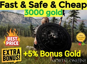 Mortal Online 2 Münzen 3000 Gold + 5% Bonus schnelle Lieferung & günstige MO2 Mo 2 - Bild 1 von 1