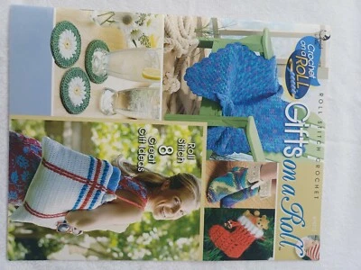 Gifts on a Roll Stitch Crochet  Booklet Socks Bags Hats Coasters ANNIES ATTIC - Image 1 of 4