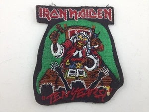 Iron Maiden Embroidered Patch ~ Ten Years - Picture 1 of 1