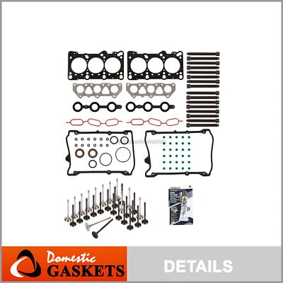 Head Gasket Set Intake Exhaust Valves Fit 98-05 Volkswagen Passat Audi 2.8L DOHC - Image 1 of 4
