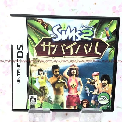 USED Nintendo DS The Sims 2: Castaway 08213 JAPAN IMPORT - Image 1 of 4