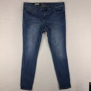 Kut From The Kloth Jeans Womens 16 VIV Toothpick Skinny Medium Wash Blue - Picture 1 of 13