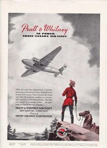 1937 Pratt & Whitney Aircraft Engine Ad 10/24/2024s - Picture 1 of 1