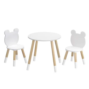 Keezi 3 Piece Kids Table Chair Set Activity Playing Study Desk Children Drawing - Picture 1 of 4