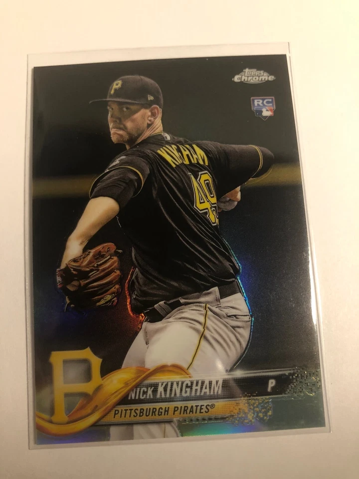 2018 Topps Chrome Update Refractor Parallel Nick Kingham Pirates RC HMT14 /250 - Image 1 of 1