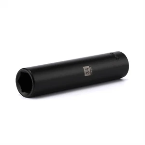 1/2" Drive Extra Long Deep Impact Socket, 3/4", CR-MO, 6 Point, 5" Length - Picture 1 of 12