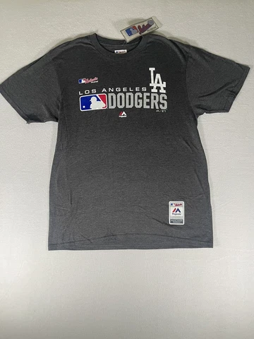 Los angeles Dodgers majestic T Shirt Authentic NWT Men’s M Gray Cover