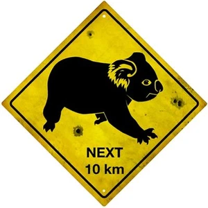 Aufkleber Sticker Vinyl Auto Australien Straßenschild Koala Platte - Bild 1 von 1