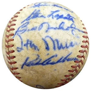1950 Spring Training Autographed Baseball 20 Sigs Stan Musial Slaughter A52632 - Picture 1 of 10