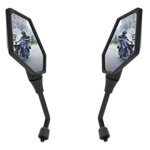Oxford Motorcycle Mirror Diamond Replacement Bike Mirrors Left & Right E Marked - Picture 1 of 4
