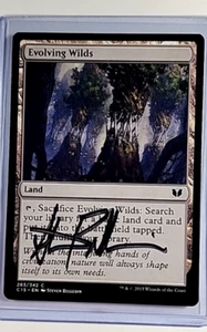 MTG Magic the Gathering AP Artist Proof C15 Auto Autograph #283 Evolving Wilds - Picture 1 of 2