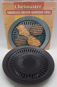 Chefmaster KTGR5 13" Smokeless Indoor Stovetop Barbeque Grill New Open Box - Picture 1 of 5