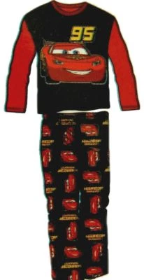 Disney Cars Lightning McQueen Niños Talla 4 Nuevo Franela Ropa de Dormir Niños Pijama Conjunto Foto 1 de 2
