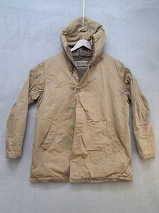 J CREW MENS MILITARY FIELD JACKET NX 631 Large Green Water Repellent - Picture 1 of 12
