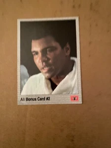 Muhammad Ali 1991 AW Boxing Card Ali Bonus card #2 FREE SHIPPING AVAILABLE - Picture 1 of 1