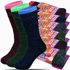 3-12 Pairs Women Winter Warm Heated Thermal Socks Heavy Duty Boots Crew Sox 9-11