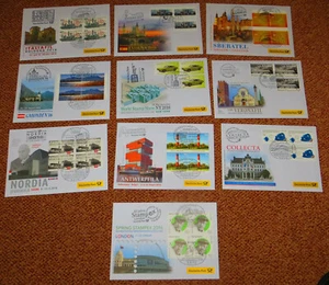 Bund 2016 Jahrgang komplett Messebelege Messebriefe 10 Stück mit Cachet  - TOP ! - Bild 1 von 1