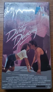 Dirty Dancing Patrick Swayze Jennifer Grey Factory Sealed VHS Tape - Black Bar - Picture 1 of 10