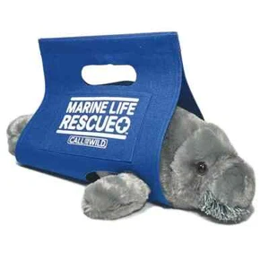Buddy Manatee Sea Cow Plush with Rescue Stretcher - Picture 1 of 3