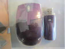 Wireless Travel Mouse 2-pc Set Belkin Optical 2-Button Scroll Purple Brand New
