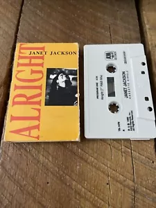 Janet Jackson Alright Single (Cassette) Pop Dance Rock Tape - Picture 1 of 2